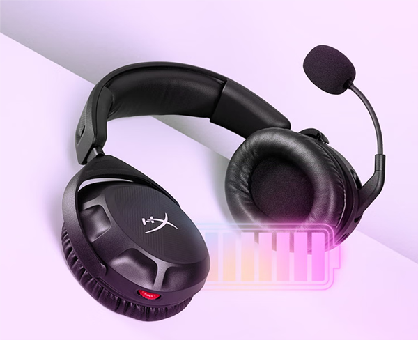 沉浸式团战红霞岛 HyperX毒刺2无线游戏耳机