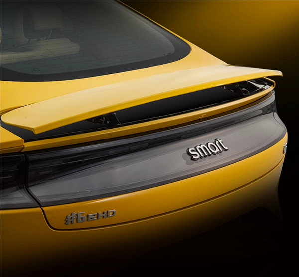 长近5米品牌史上最大！smart精灵6号官图发布：像小米SU7