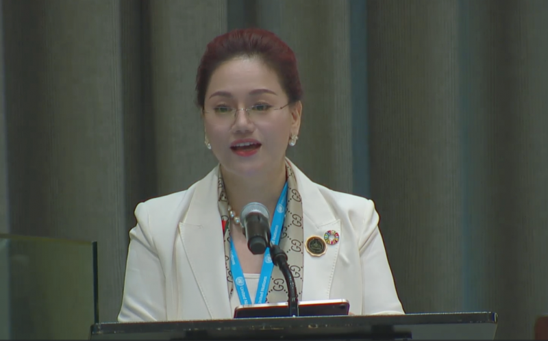 黄安妮在联合国发表推动女性赋权与性别平主题演讲(图1)